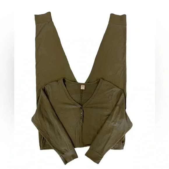 Smash + Tess Wednesday Romper Olive Size XL - Picture 8 of 13